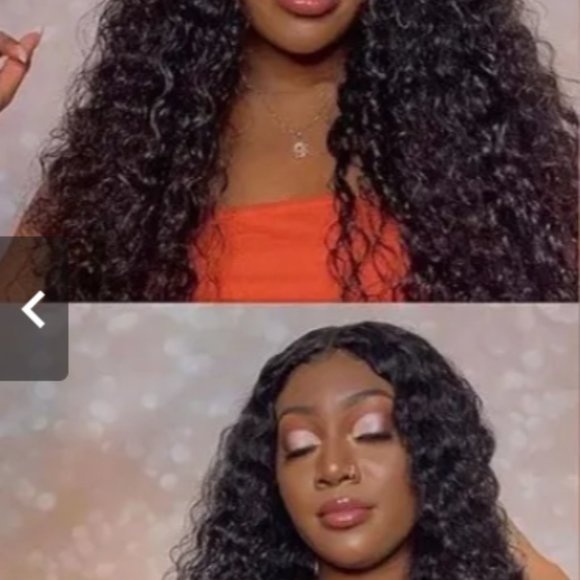 pure human hair Jerry Curly Wigs - Picture 3 of 3